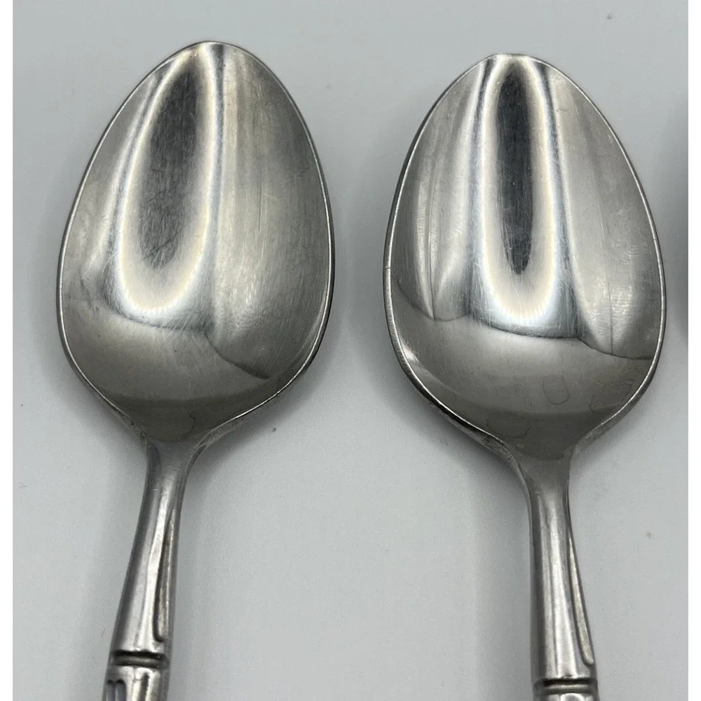 Reed & Barton Rebacraft Regal Bamboo Teaspoons 6-1/4